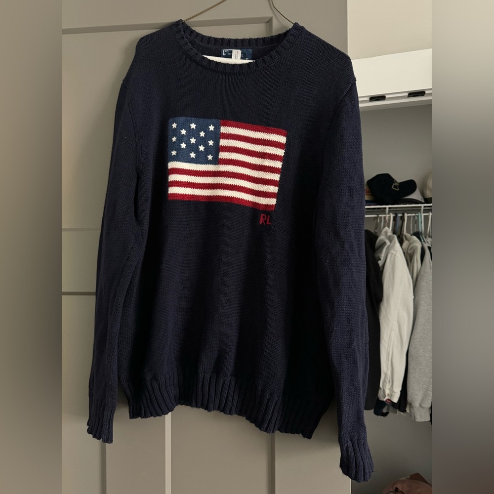 ralph lauren polo flag sweater